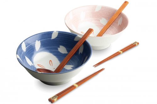 Ensemble dégustation ramen pour deux personnes Usagi - 6 pièces Ensemble dégustation ramen pour deux personnes Usagi - 6 pièces
